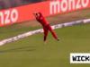 How close is that?! Kellaway's unbelievable catch on the boundary