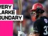 Every boundary from Clarke's blistering innings