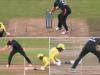 Watch: Mitchell Santner asks umpire to review his own run-out during The Hundred clash