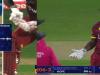 Sherfane Rutherford controversially given out during India vs West Indies 3rd ODI